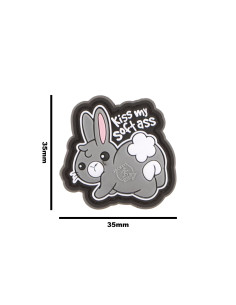 PATCH PVC MINI KISS MY SOFT ASS 2