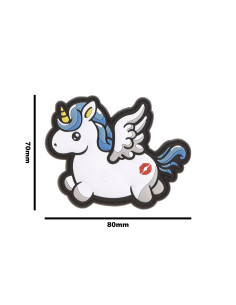 PATCH PVC BLUE UNICORN 2