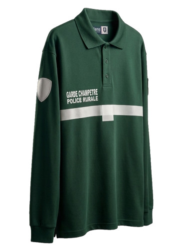 POLO M/LONGUES GC-PR VERT