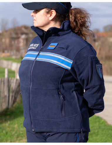 BLOUSON POLAIRE BI-MATIERE PM