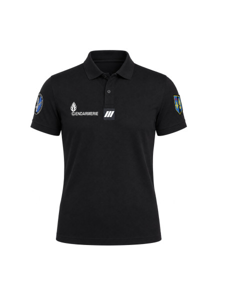 POLO GENDARMERIE RESPIRANT COOLDRY  NOIR