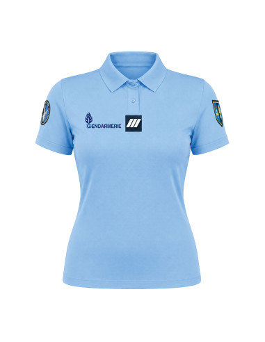 POLO GENDARMERIE RESPIRANT COOLDRY FEMME - BLEU
