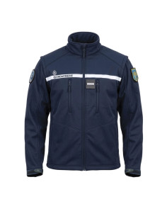 SOFTSHELL GENDARMERIE 2 EN 1 MANCHES AMOVIBLES