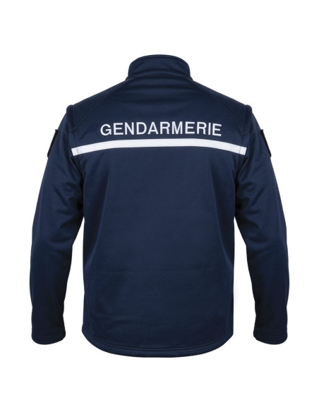 SOFTSHELL GENDARMERIE 2 EN 1 MANCHES AMOVIBLES