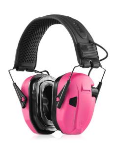 CASQUE APOLLO ANTI-BRUIT ELECTRONIQUE ROSE