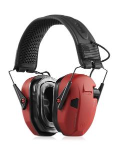 CASQUE APOLLO ANTI-BRUIT ELECTRONIQUE ROUGE
