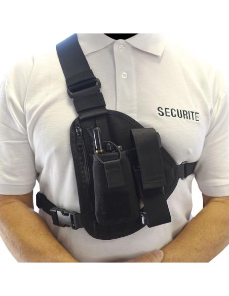 HOUSSE RADIO PORTEE POITRINE EPAULE COMPATIBLE ACROPOL