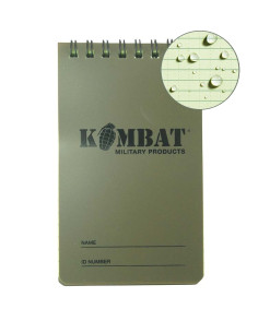 CARNET DE NOTES WATERPROOF VERT 2