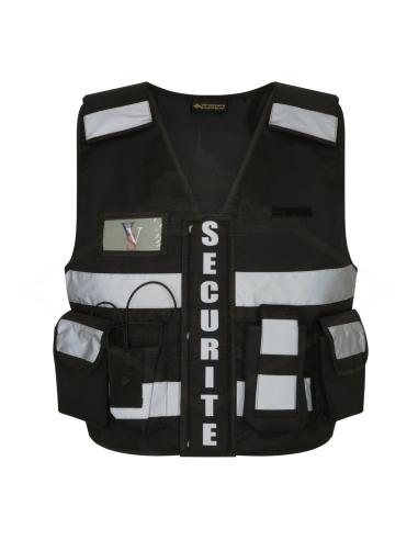 GILET THOR SECURITE PRIVEE NOIR