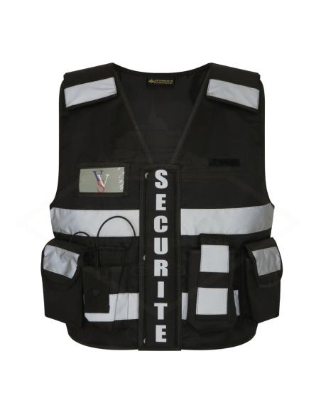 GILET THOR SECURITE PRIVEE NOIR