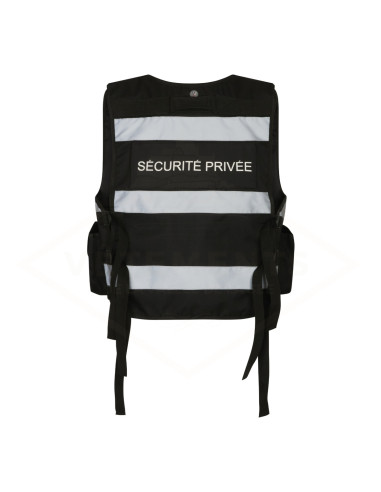 GILET THOR SECURITE PRIVEE NOIR