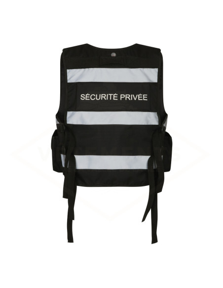 GILET THOR SECURITE PRIVEE NOIR