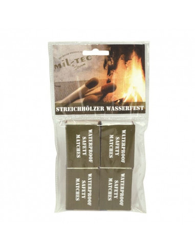 ALLUMETTES ÉTANCHES (4 BOITES)