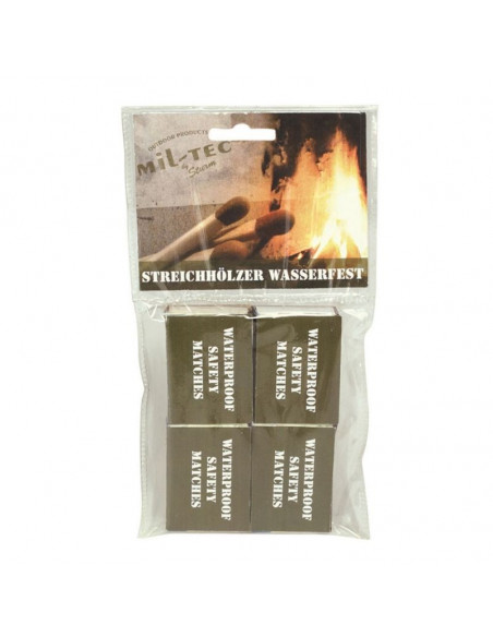 ALLUMETTES ÉTANCHES (4 BOITES)