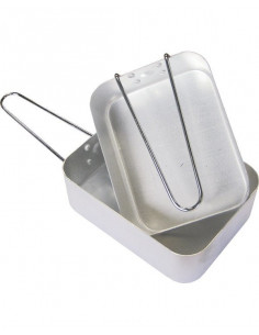 GAMELLE ALUMINIUM 2 PIECES