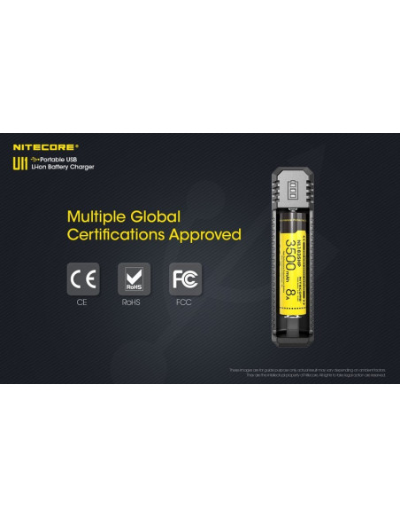 Chargeur Ui1 USB pour batterie Li-ion / IMR