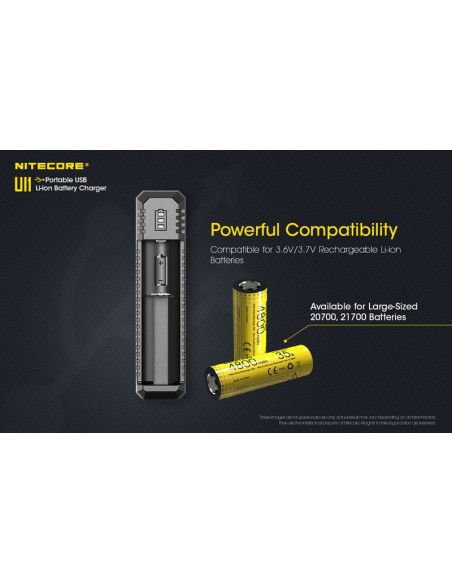 Chargeur Ui1 USB pour batterie Li-ion / IMR