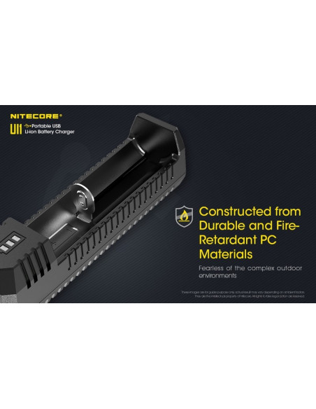 Chargeur Ui1 USB pour batterie Li-ion / IMR