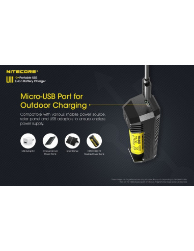 Chargeur Ui1 USB pour batterie Li-ion / IMR