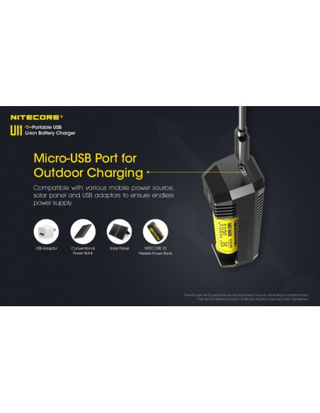 Chargeur Ui1 USB pour batterie Li-ion / IMR