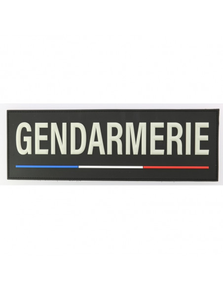 BANDE PVC DOS GENDARMERIE LISERE BBR