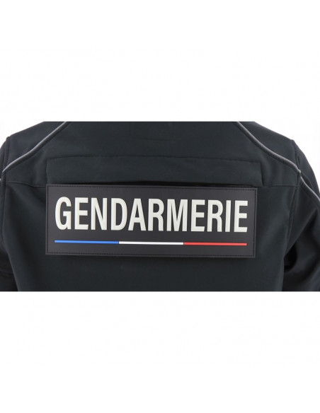 BANDE PVC DOS GENDARMERIE LISERE BBR
