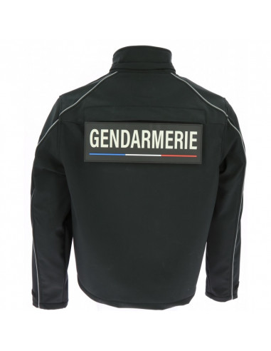 BANDE PVC DOS GENDARMERIE LISERE BBR