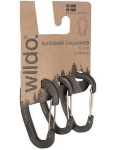 LOT DE 3 MOUSQUETONS WILDO (35 et 50kg de Capacité de... 2