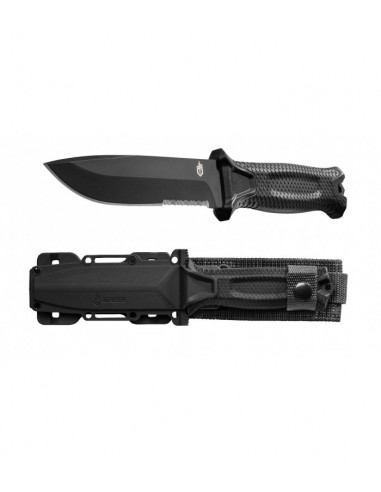 COUTEAU STRONGARM SERRATED - BLACK