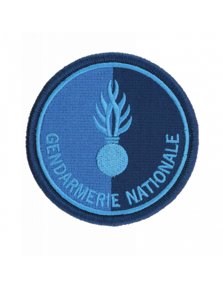 ECUSSON TISSU GENDARMERIE NATIONALE BLEU