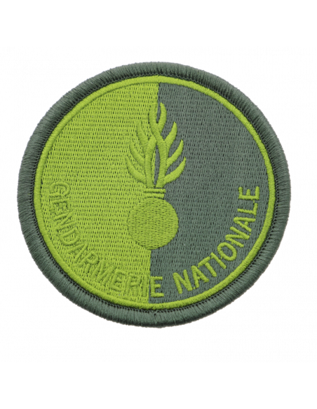 ECUSSON TISSU GENDARMERIE NATIONALE VERT