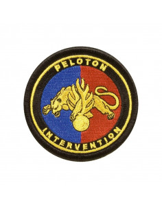 Ecusson tissu PELOTON INTERVENTION GENDARMERIE