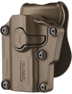 HOLSTER UNIVERSEL MEGA-FIT - GAUCHER - FDE 2