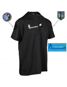 T-SHIRT GENDARMERIE RESPIRANT COOLDRY NOIR 2