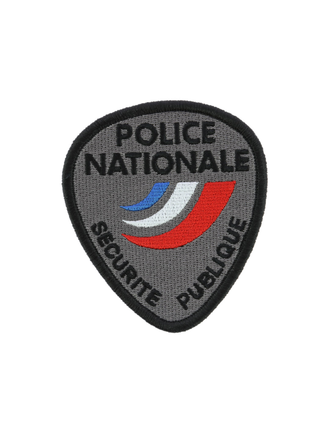 Habimat - Ecusson de bras rond Police Nationale Sécurité Publique blanc