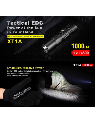 Lampe compact XT1A - 1000 lumens
