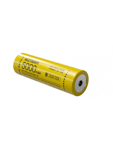 Accus li-ion 21700 rechargeable - 5000mAh 3.6V