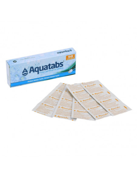 AQUATABS PURIFICATION D'EAU (1 x 50 pcs)