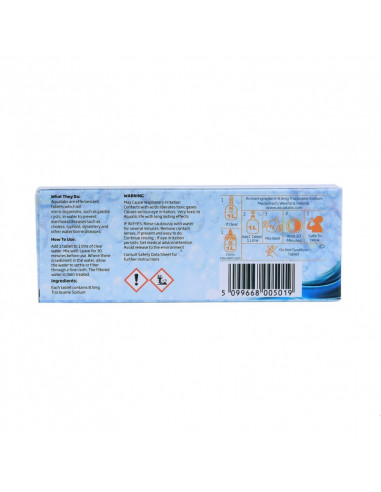 AQUATABS PURIFICATION D'EAU (1 x 50 pcs)